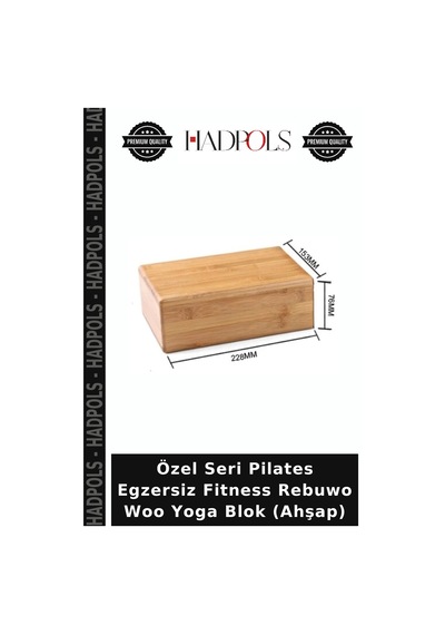 Özel Seri Pilates Egzersiz Fitness Rebuwo Woo Yoga Blok Ahşap Diğer