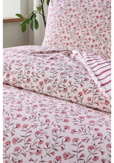 Doqu Home Harmony Festıval Nevresim Takımı Çift Kişilik Mirela Pembe