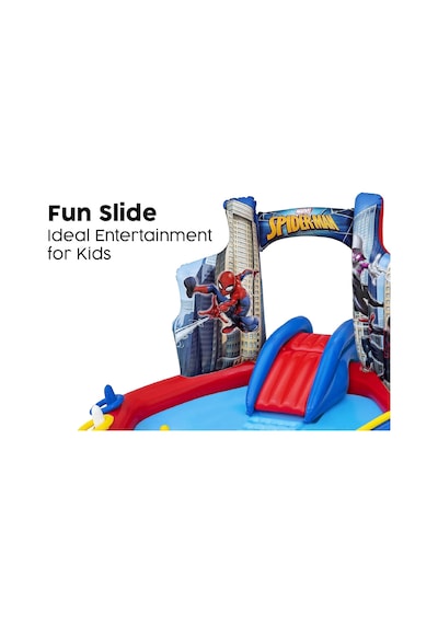 Bestway Spider Man Şişirilebilir Oyun Merkezi 2,11 M X 2,06 M X 1 Çok Renkli