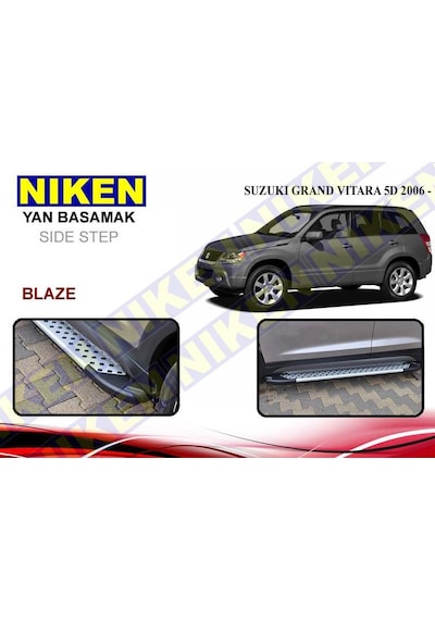 Suzuki Vitara Yan Basamak Koruma 2006-2015 Lüx Tip Noktalı