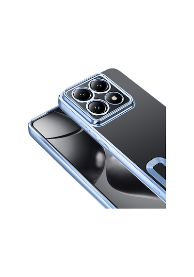 Xiaomi 14t Pro Kılıf Kamera Lens Korumalı Logo Gösteren İnce Hafif Celikaksesuar Lila
