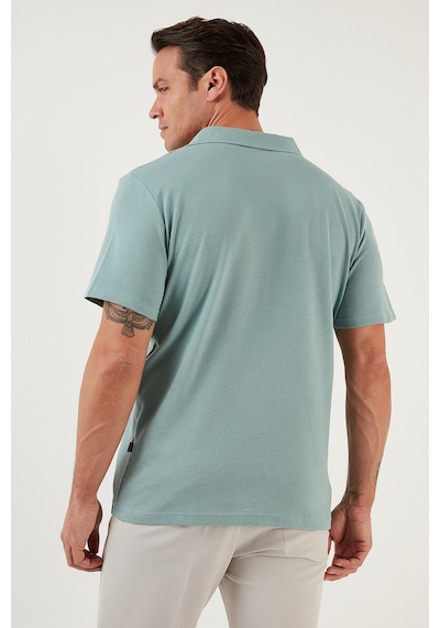 Buratti Pamuklu Regular Fit Kısa Kollu 2'Li Paket Erkek Gömlek 5902640S2 Siyah-Mint