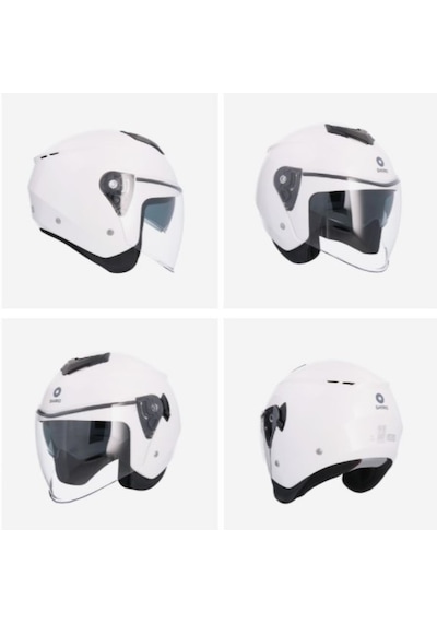 Shıro Kask 100285 Jet&ofc Ibıza M.c Sunvızor Beyaz