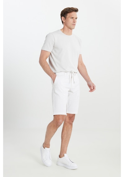 AC&Co / Altınyıldız Classics Erkek Ekru Vızon Slim Fit Dar Kesim Yan Cepli Gofre Desenli Şort Ekru Vızon Ekru AC&Co / Altınyıldız Classics Erkek Ekru Vızon Slim Fit Dar Kesim Yan Cepli Gofre Desenli Şort Ekru Vızon Ekru