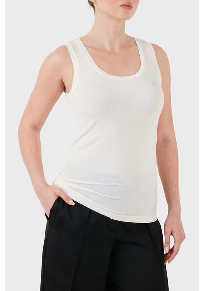 Emporio Armani Bayan Top Ew000407 Af19024 U1131 Ekru