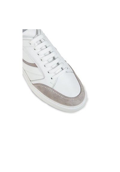 Deery Erkek Hakiki Deri Beyaz Sneaker Ayakkabı - 02012mbyze01 Beyaz