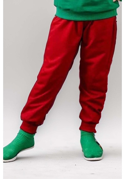 Riccotarz Kız Erkek Merry Christmas Ve Geyik Baskılı Yeni Yıl Yeşil Eşofman Takım
