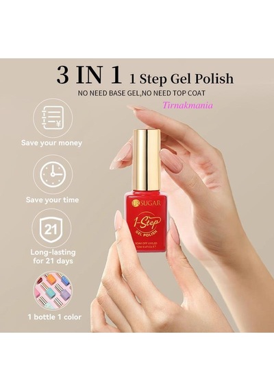 Ursugar 12 Ml 3in1 Kalıcı Oje Ur-s34 60018