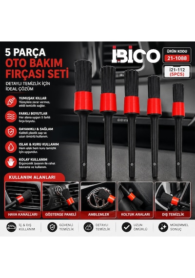 5pcs Oto Bakım Fırçası 5668
