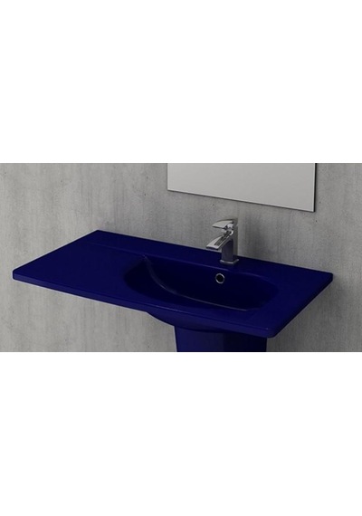 Bocchi 1020-010-0126 Tao Arch Etajerli Lavabo 86 CM Safir Mavi