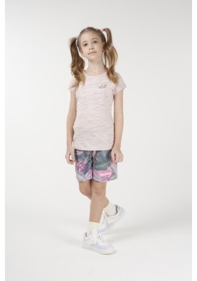 Brz Kids Kız Çocuk Kısa Kollu T-Shirt Pembe