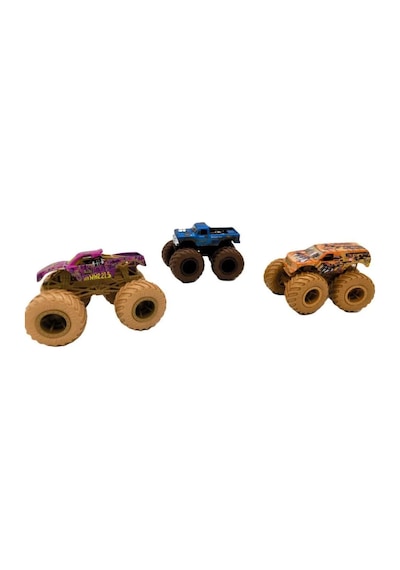 Mattel Hot Wheels Monster Trucks 3 Lü Paket Hnt79 Çok Renkli