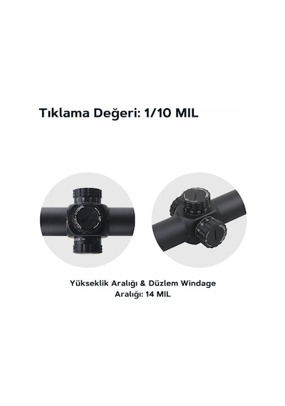 Victoptics S4 4-16x44 Ffp Dürbün Opff-01 Siyah