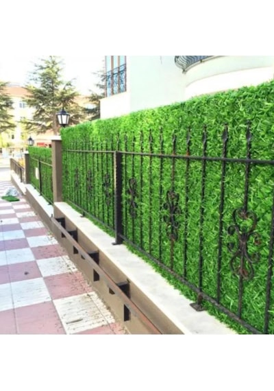 1.5x3.5 Metre Çim Çit. Bahçe Çiti. Dekoratif Telli Çit. Yapay Çim Çit