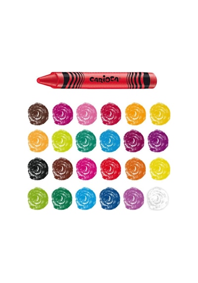 Wax Yıkanabilir Pastel Boya Kalemi 100'lü 124-Pembe