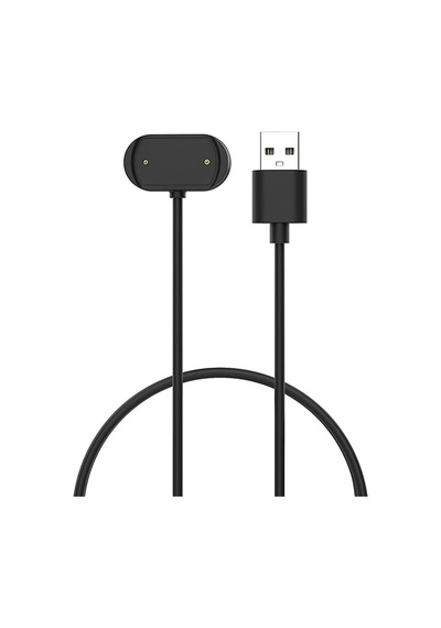 Amazfit T-rex 2 İçin Manyetik Usb Şarj Kablosu Siyah T-rex 2 İle Uyumlu Şarj Kablosu - Siyah Çok Renkli