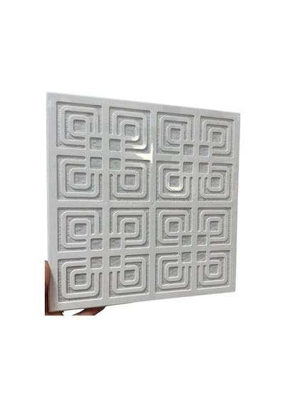 30x30 Clip-in Yonca Beyaz Dekoratif Asma Tavan Paneli 60 Adet