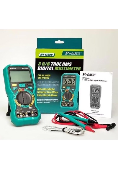 Proskit Mt1280d Dijital Ölçü Aleti 3 5/6true-rms Multimetre