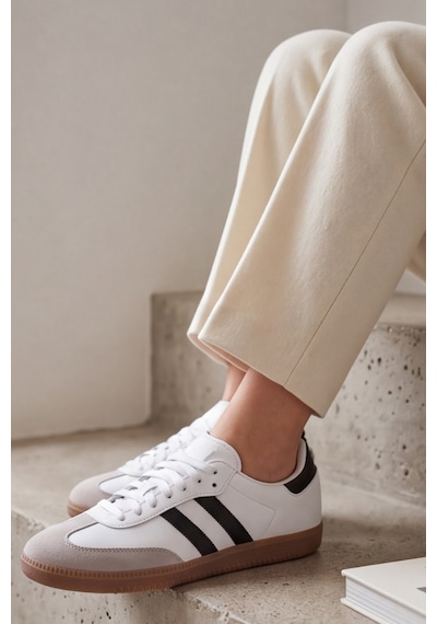 Retro Classic Süet Detaylı Günlük Unisex Beyaz Sneaker, Zamansız Tasarım Yürüyüş Ayakkabısı Retro Classic Süet Detaylı Günlük Unisex Beyaz Sneaker, Zamansız Tasarım Yürüyüş Ayakkabısı
