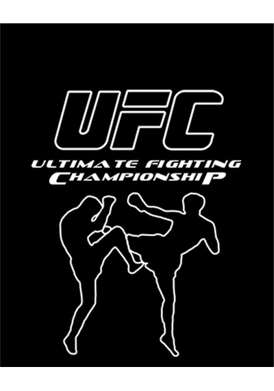 Zepplin Giyim UFC KİCK Büyük Sırt Patch Yama Siyah