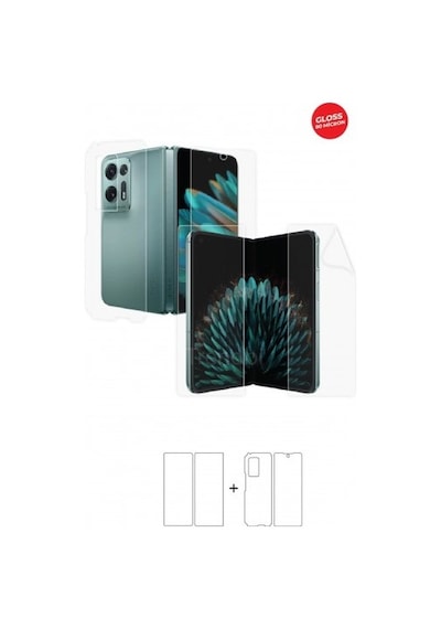 Oppo Find N2 Full Body Ön, Arka Ve Yan Koruyucu 360 Derece Tam Kaplama Tpu Film