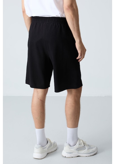 Air Jones Tommy Life Siyah Pamuklu Kalın Yumuşak Dokulu Standart Fit Basic Erkek Şort - 81277 Siyah Air Jones Tommy Life Siyah Pamuklu Kalın Yumuşak Dokulu Standart Fit Basic Erkek Şort - 81277 Siyah