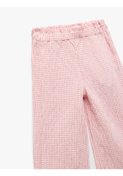Koton Beli Lastikli Dokulu Ekoseli Geniş Paça Pantolon Pembe Ekose 5smg40020aw Pembe Ekoseli Pembe Koton Beli Lastikli Dokulu Ekoseli Geniş Paça Pantolon Pembe Ekose 5smg40020aw Pembe Ekoseli Pembe