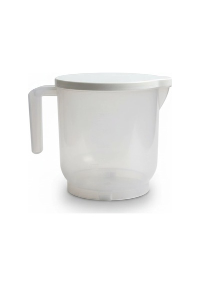 Pratik Mutfak Ölçü Kabı - 2 Litre Dereceli Şeffaf Hazne Bpa Free Abanoz