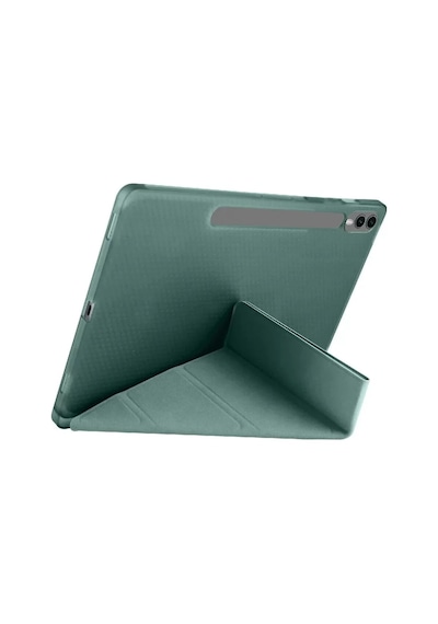 Newface Samsung Galaxy X610 Tab S9 Fe Plus 12.4 Kılıf Kalemlikli Mars Tablet Kılıfı - Koyu Yeşil