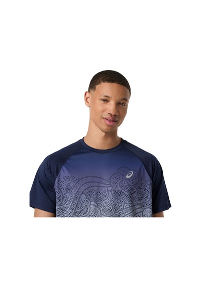 Asics Road Fade Ss Top Erkek Midnight Kısa Kollu Tshirt 2011d512-403