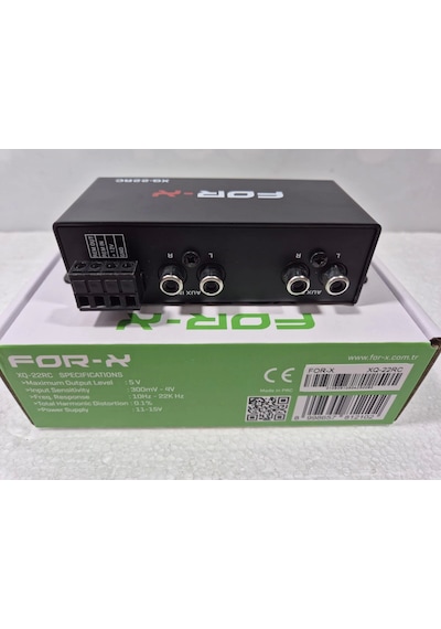 Bass Kontrol - For-x Xq-22rc Universal Amfi Bass Kontrol - Voltaj Göstergeli Bass Ayar Kumandası