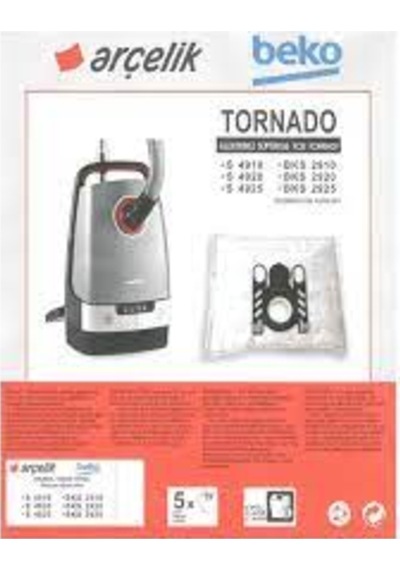 Arçelik Uyumlu Kangru Ve Tornado - Süpürge Toz Torbası10Lu