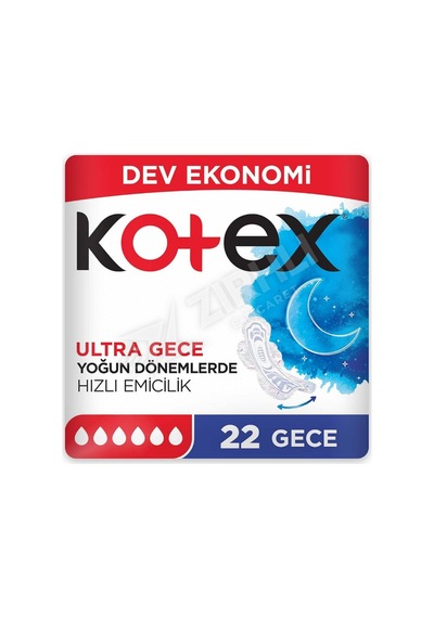 4 Adet Kotex Ultra Dev Eko Gece 22'li