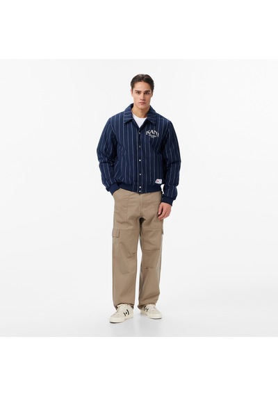 Karl Kani Pinstripes Wool Erkek Mavi Ceket Km253-045-1 Mavi