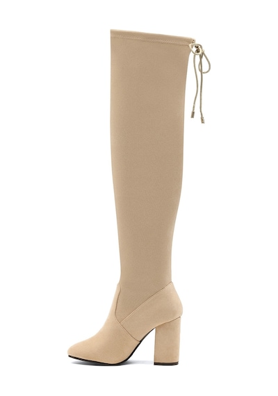 Nine West Cirka 1Pr Krem Kadın Topuklu Çizme 101065395 Bej