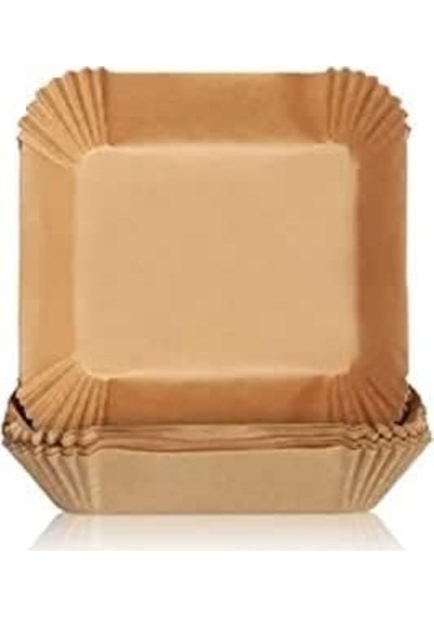 Kağıdı Xl-xxl Büyük Boy Kare 200 Adet Hava Fritöz Parşömen Fırın Kağıdı Tek Kullanımlık Kağıt Fırın F