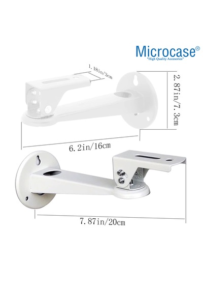 Microcase Metal Döner Başlıklı Cctv Kamera Projeksiyon Duvara Monte Askı Aparatı - Al5283