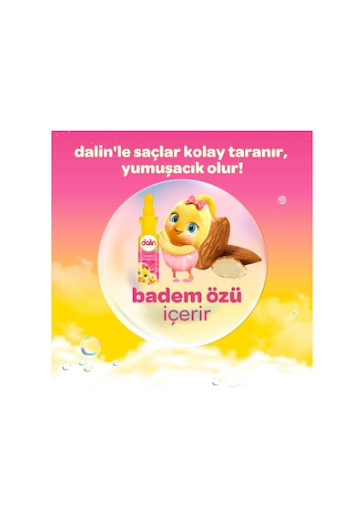 Dalin Kolay Saç Tarama Spreyi 200 Ml Badem Özlü 18'li Set