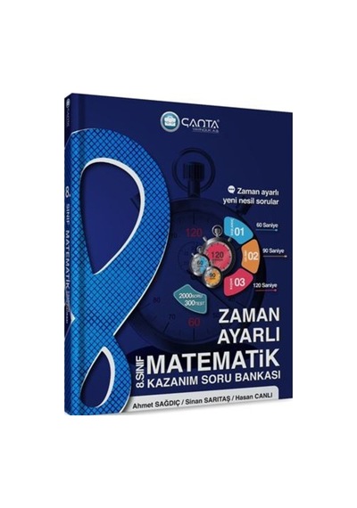 Çanta 8.Sınıf Matematık Zaman Ayarlı Kazanım Soru Bankası 2023