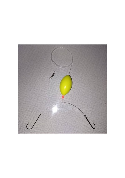 2 Iğneli Fosforlu Kurşunlu Yılan Dili Hazır Takımı 50 Gr