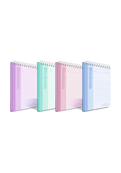 Faber-castell Bloknot Pastel Renk A4 80 Yaprak Çizgili