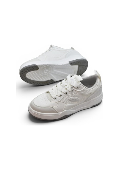 Papatay Kp-2063z Ortopedik Taban Günlük Unisex Spor Ayakkabı Spor Ayakkabı Beyaz