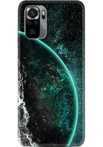 Xiaomi Note 11 Se Kılıf Resimli Desenli Silikon Platinium Series Green World 1856