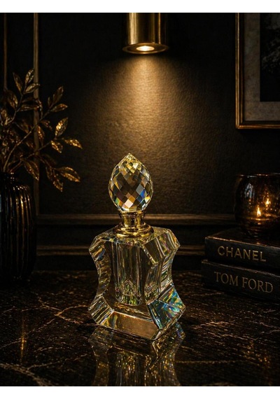 Aurora Crystal Diamond Parfüm Şişesi Lüks Dekoratif Makyaj Masası Aksesuarı