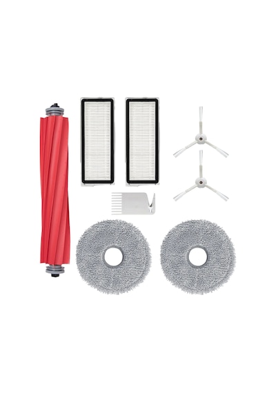 Roborock Q Revo Maxv , Qrevo Pro / S / Plus R Yedek Fırça Hepa Filtre Mop Seti 9 Parça Beyaz