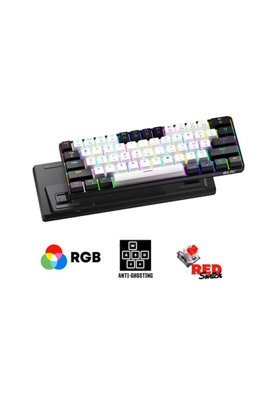 Miaxtreme T60wb Tam Mekanik Rgb Antighosting Red Switch Gaming Oyuncu Klavyesi T60 V3 T60 Gaming Klavye