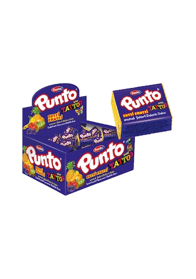 Saadet Punto Tutti Frutti Aromalı Sakız 100 Adet