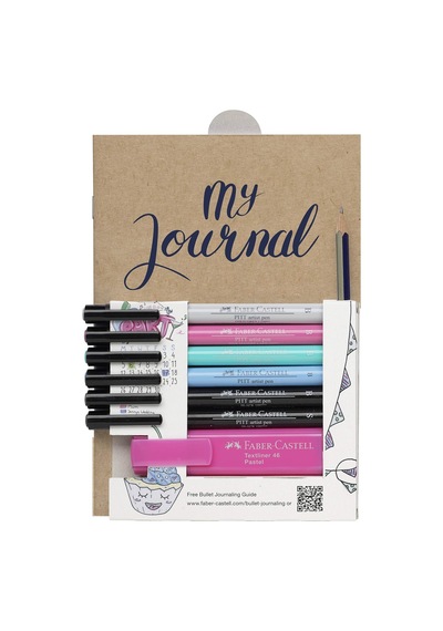 Faber-castell 267125 - Başlangıç Seti Bullet Journaling, 9 Parçal Çok Renkli
