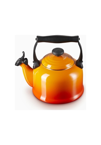 Le Creuset Geleneksel Islık Çalan Emaye Kaplı Çaydanlık, 2.1l Çaydanlıklar Turuncu