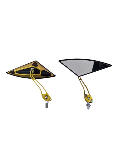 Modifiye Üçgen-yarasa Gold Ayna 8-10 Mm - 1822
